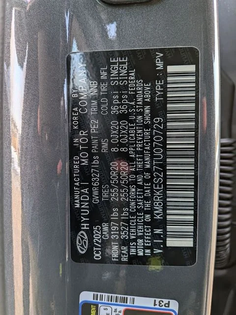 New 2026 Gray Hyundai Limited image 29