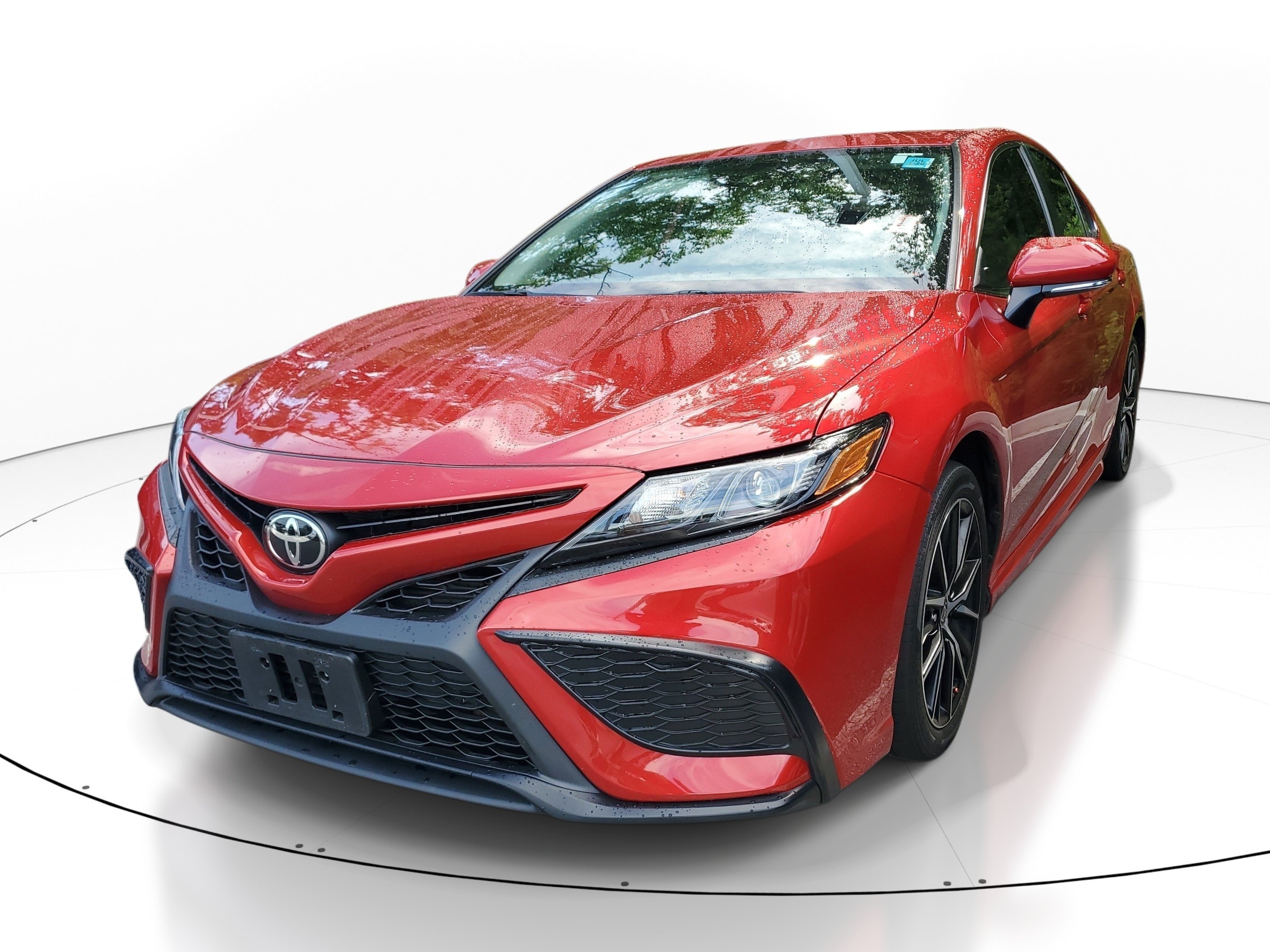 Used 2024 Red Toyota SE image 2