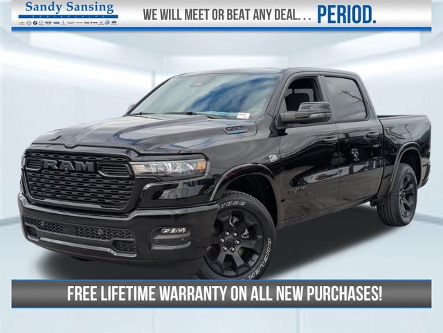 New 2026 Diamond Black Crystal Pearl-Coat Exterior Paint RAM Big Horn/Lone Star image 1
