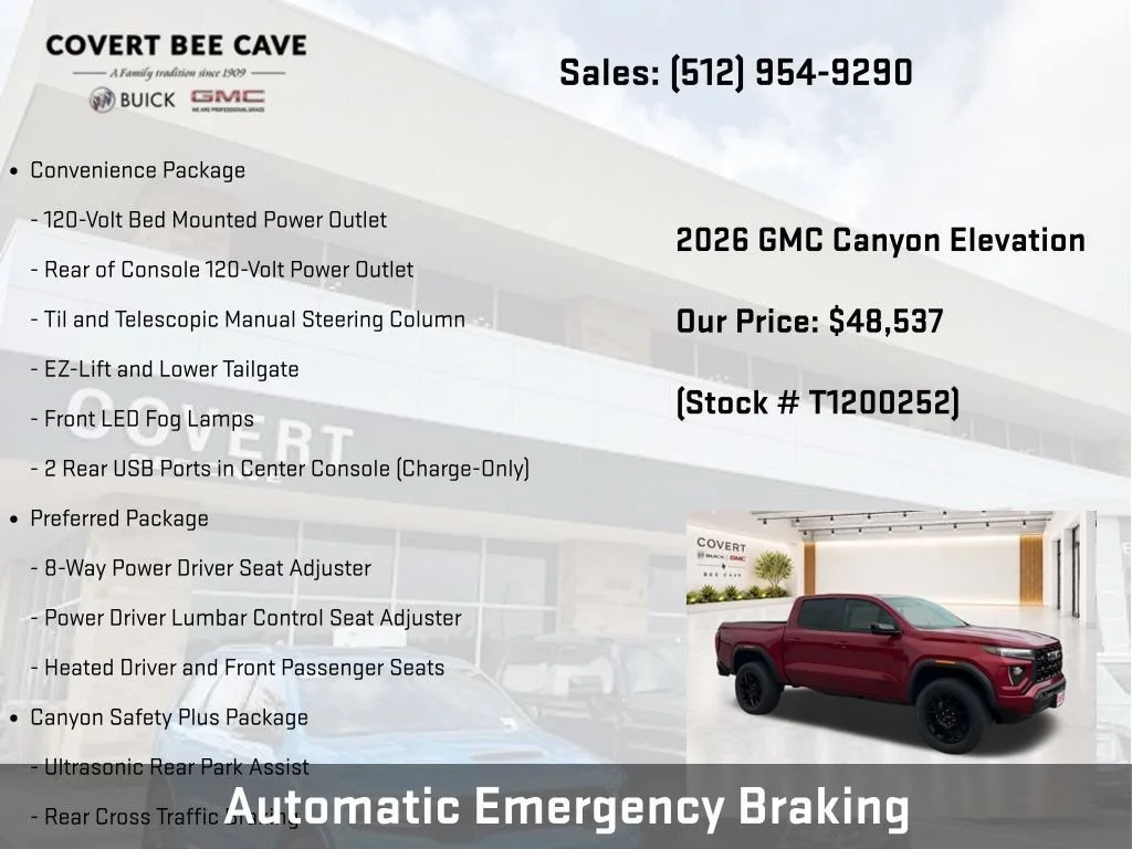 New 2026 Volcanic Red Tintcoat GMC Elevation image 14
