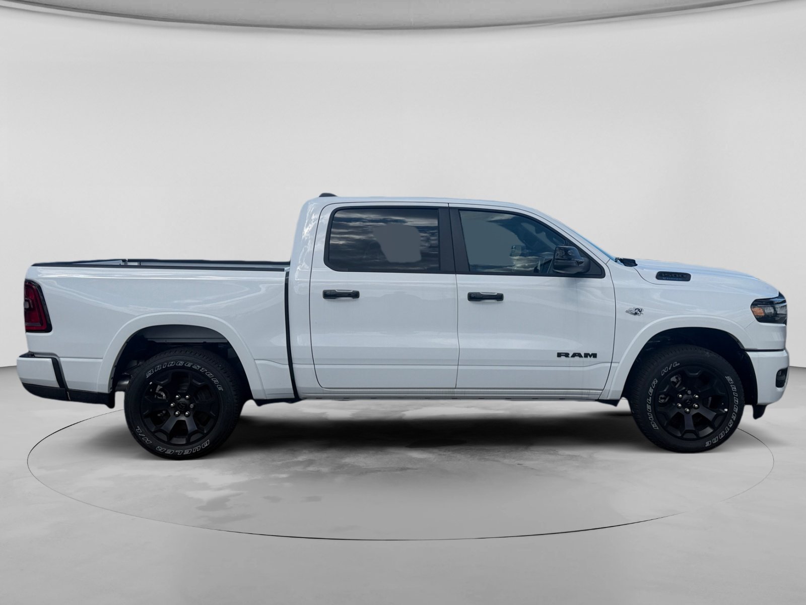 New 2026 Bright White Clear-Coat Exterior Paint RAM Big Horn 4x4 Crew Cab 5