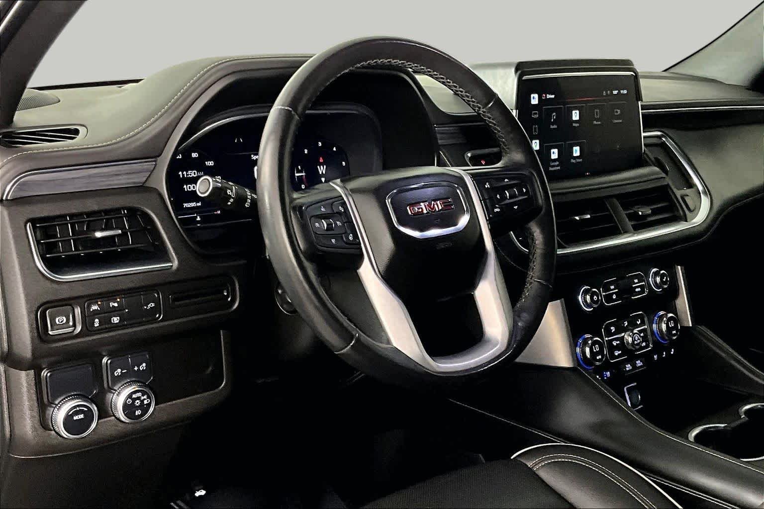 Used 2022 Satin Steel Metallic GMC SLT image 16