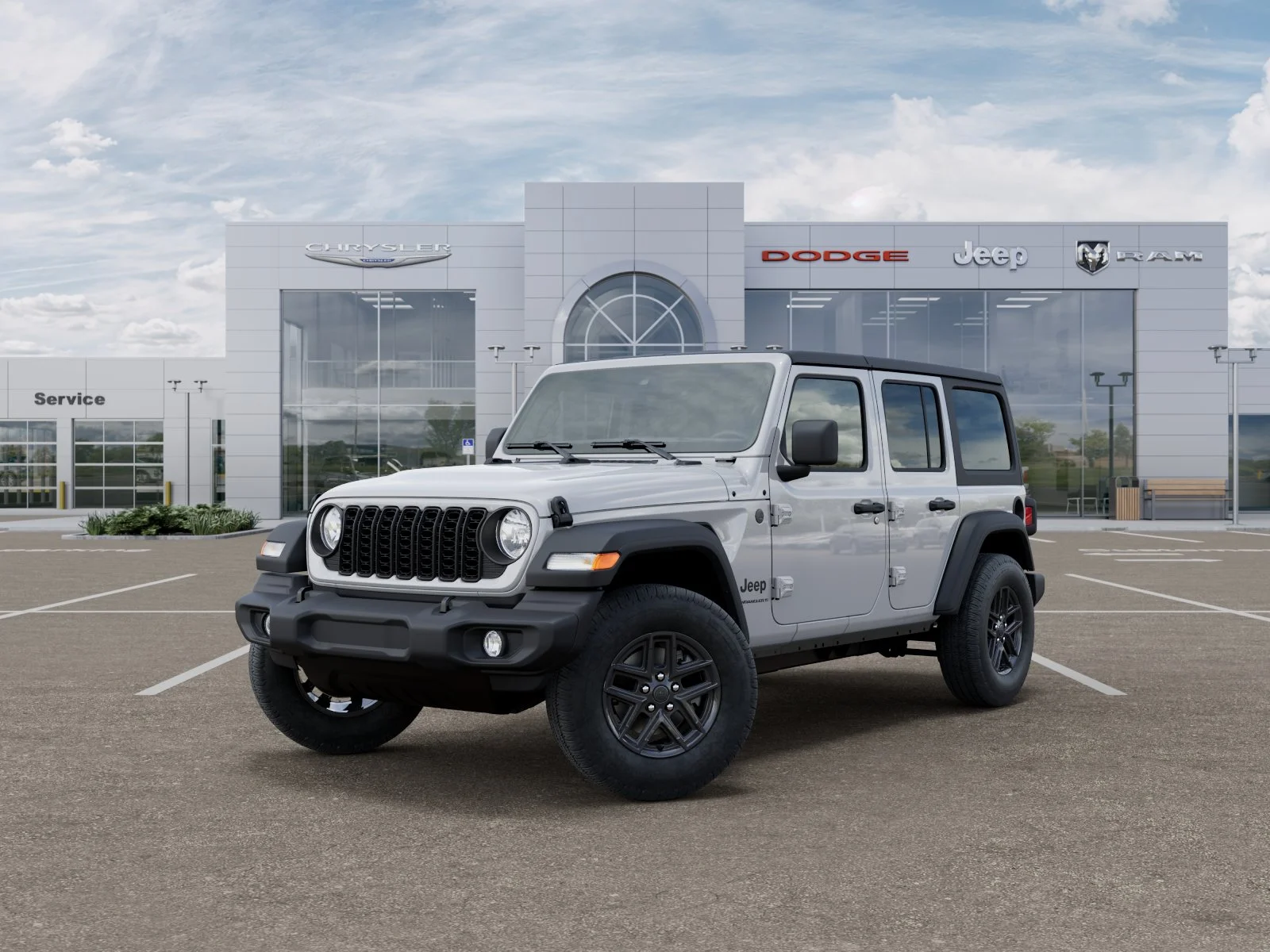 New 2025 Bright White Clearcoat Jeep Sport S image 28