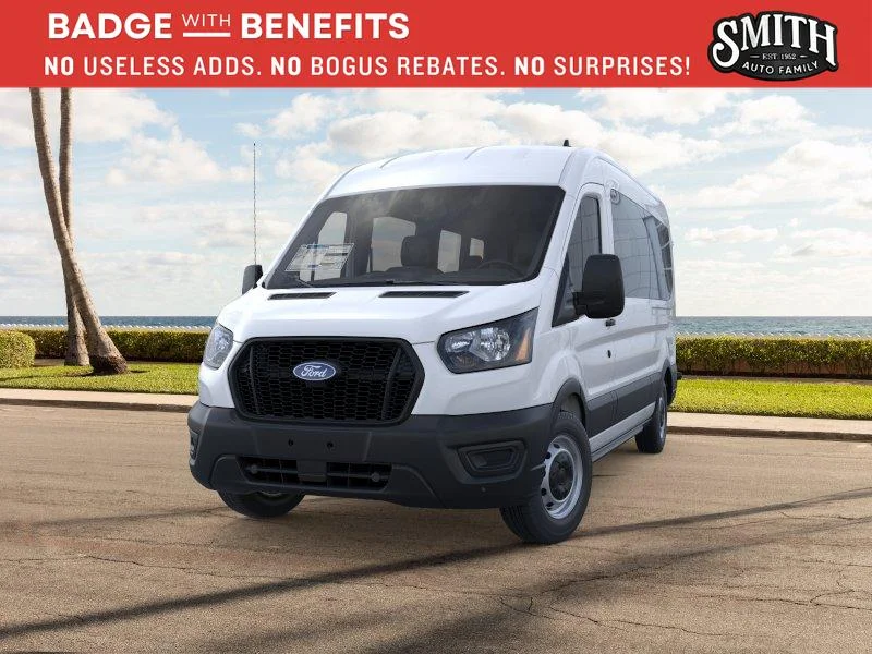 New 2026 Oxford White Ford Passenger Van XL image 3