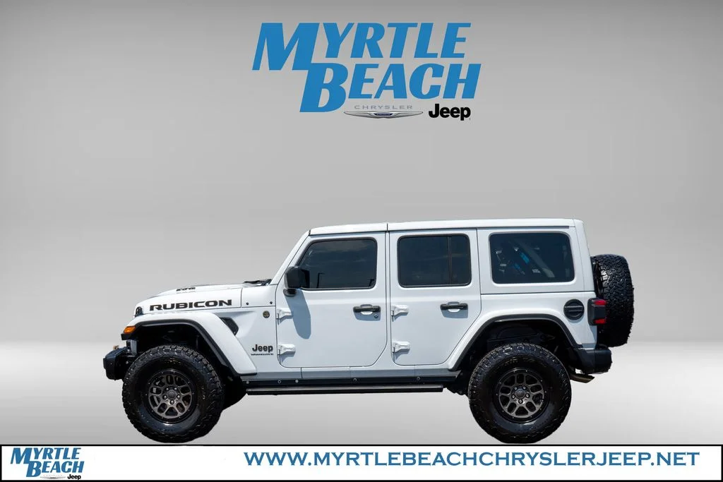 Certified Used 2023 Bright White Clearcoat Jeep Rubicon 392 image 3