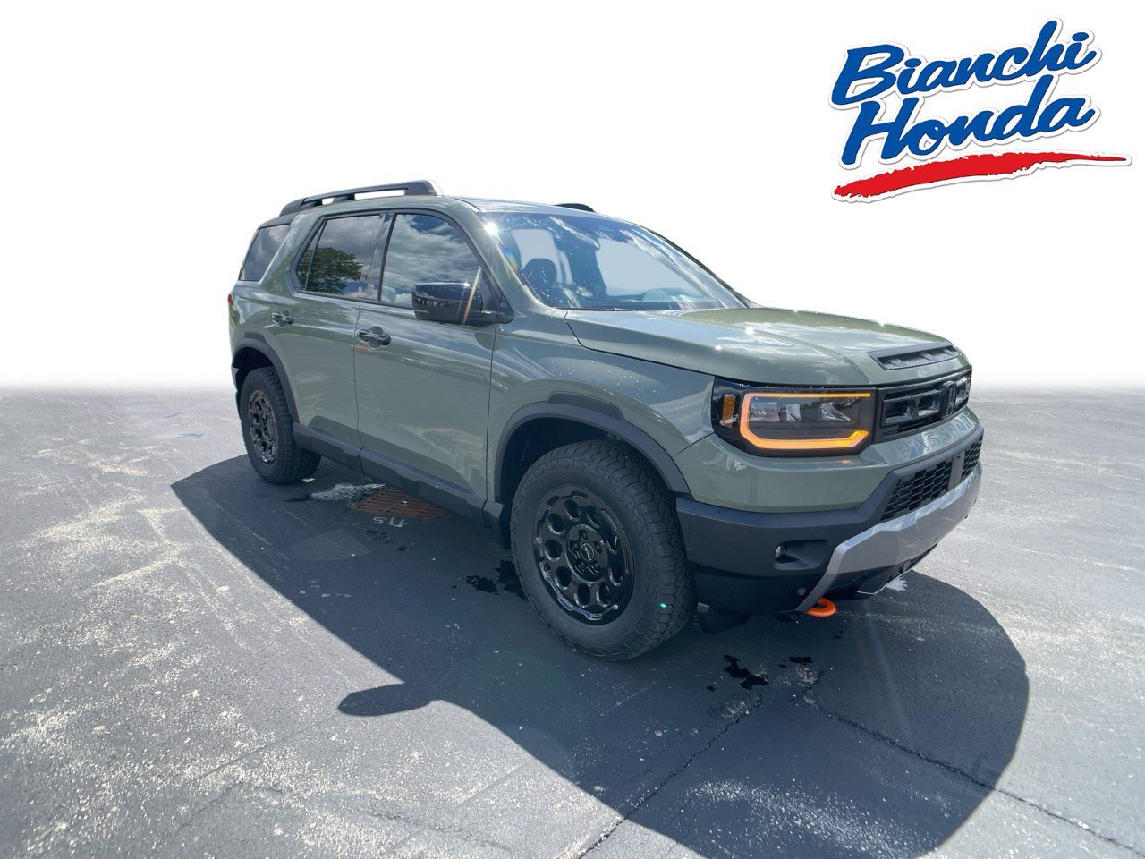 New 2026 Ash Green Metallic Honda TrailSport Blackout Elite image 1