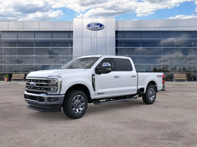 New 2026 Star White Metallic Tri-Coat Ford LARIAT image 1