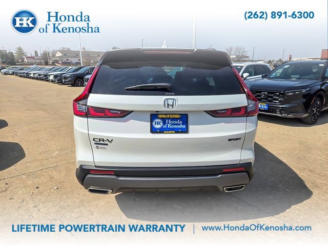 New 2027 Platinum White Pearl Honda Sport Hybrid AWD image 4