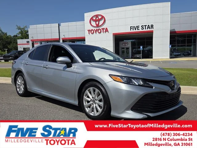 Used 2018 Silver Toyota LE image 1