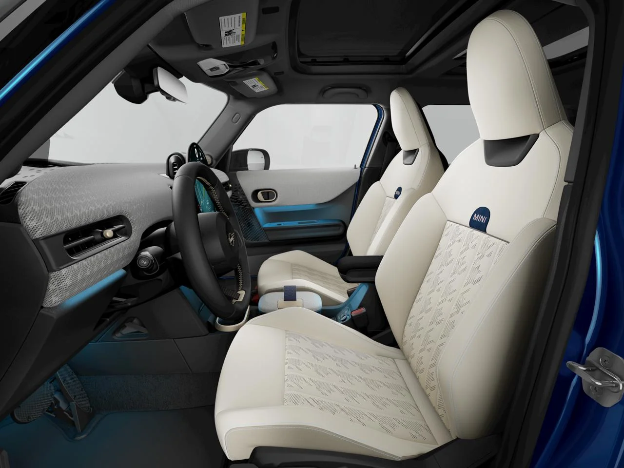 New 2027 Icy Sunshine Blue Metallic MINI ICONIC image 6