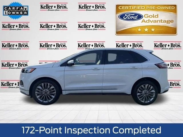 Certified Used 2024 White Ford Titanium image 4