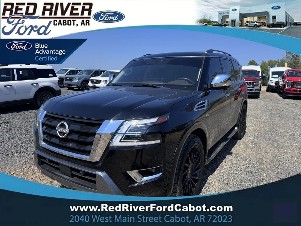 Used 2021 Super Black Nissan Platinum image 1
