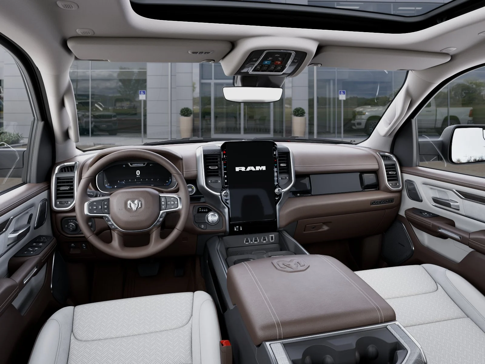 New 2026 Molten Red Pearl-Coat Exterior Paint RAM Laramie image 14