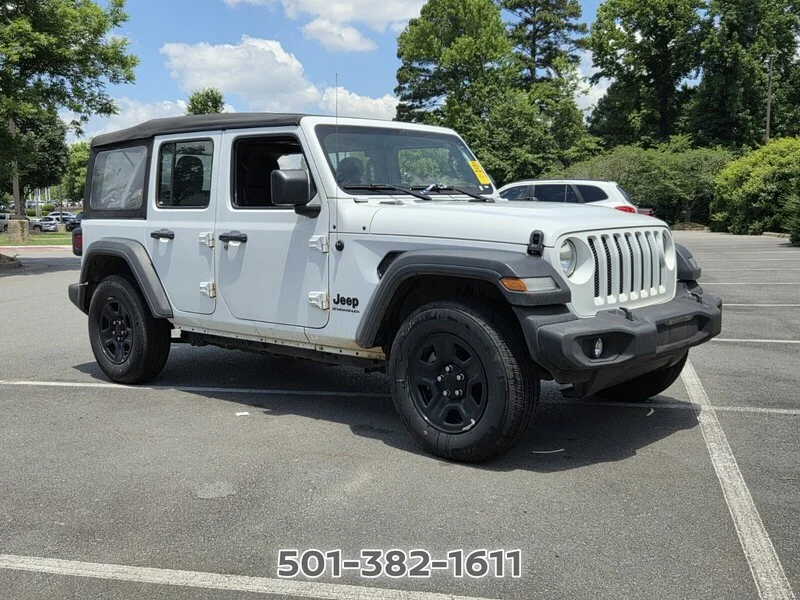 Used 2023 Bright White Clearcoat JEEP SPORT 4 DOOR 4X4 image 7