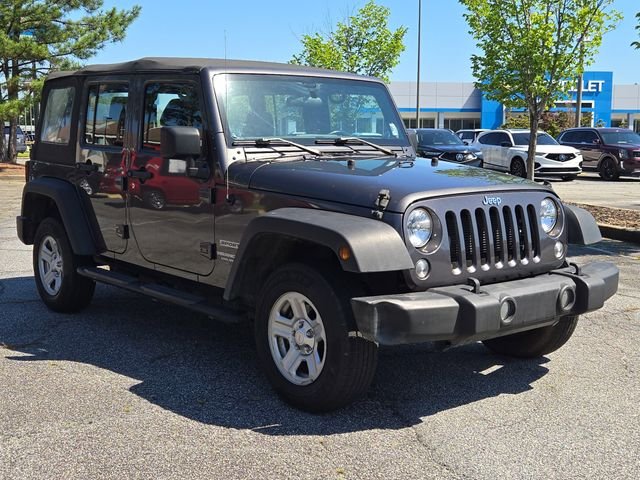 Used 2017 Gray Jeep Unlimited Sport image 4
