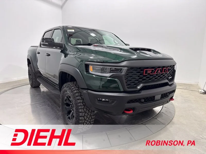 New 2027 Serrano-Green Metallic Paint RAM TRX SRT image 1