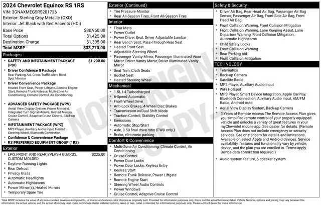 2024 Chevrolet Equinox RS - Photo 9