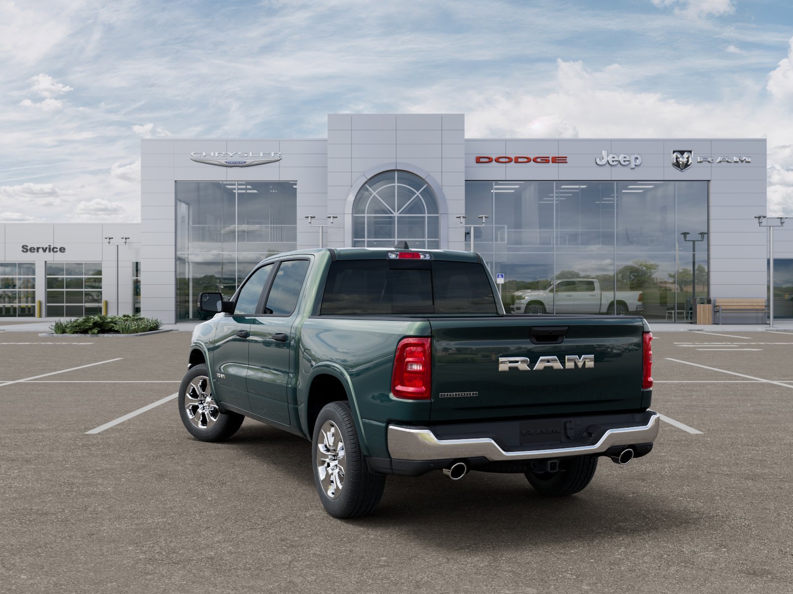 New 2026 Serrano-Green Metallic Exterior Paint RAM Big Horn/Lone Star image 29