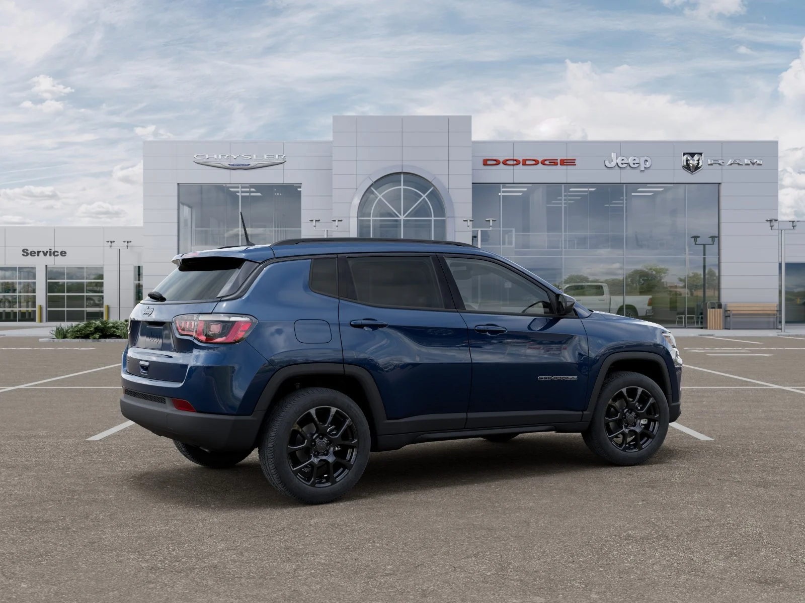 New 2026 Fathom Blue Pearl-Coat Exterior Paint Jeep Latitude Altitude image 30