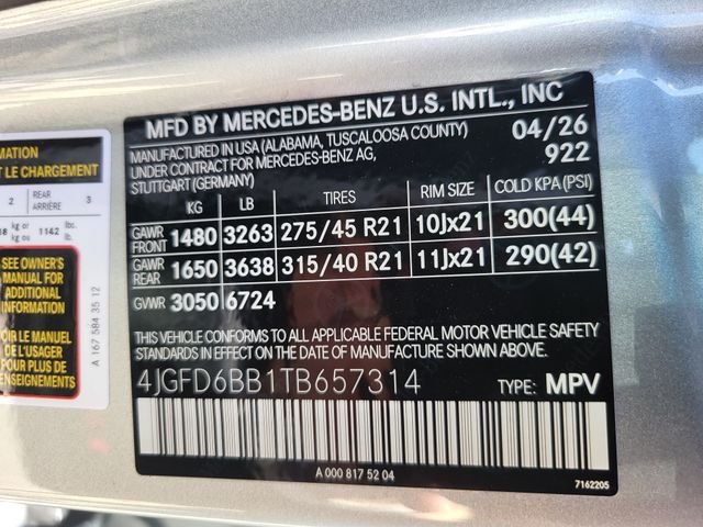 New 2026 Cirrus Silver Metallic Mercedes-Benz GLE 53 AMG® image 23