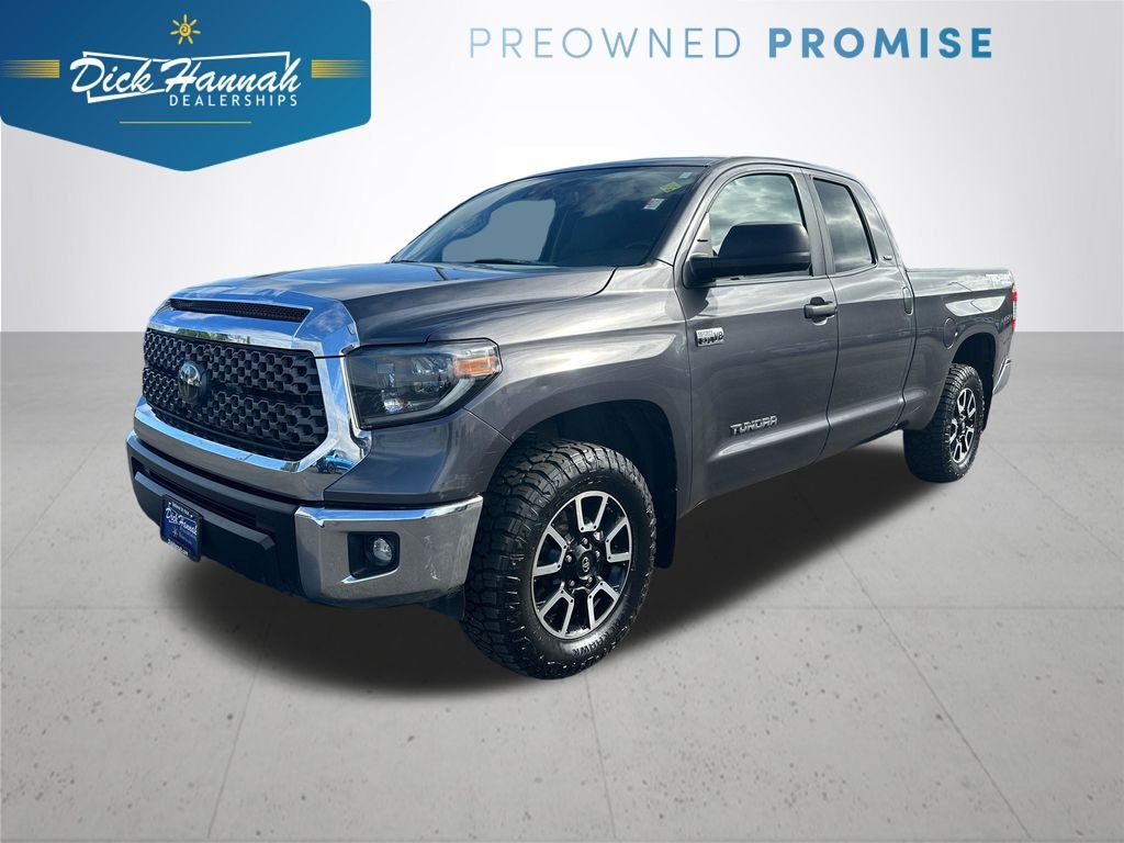 Used 2020 Magnetic Gray Metallic Toyota SR5 image 1