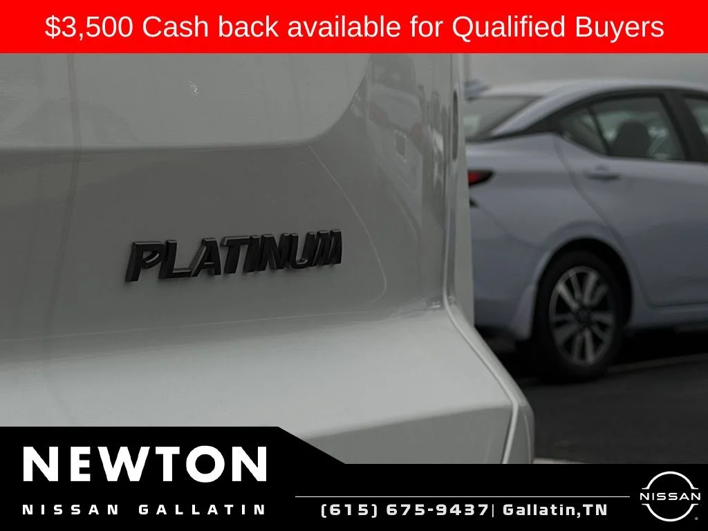 New 2026 Everest White Pearl TriCoat / Super Black Two-tone Nissan Platinum image 11
