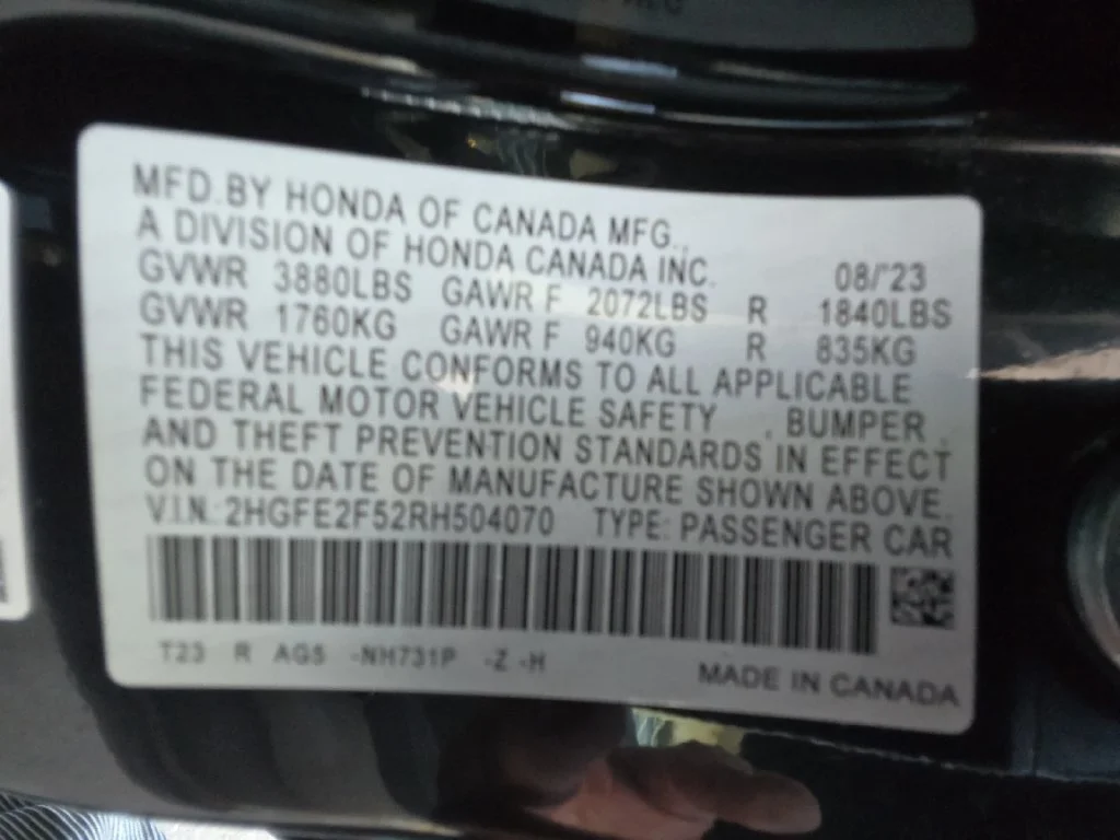 Used 2024 Black Honda Sport image 31