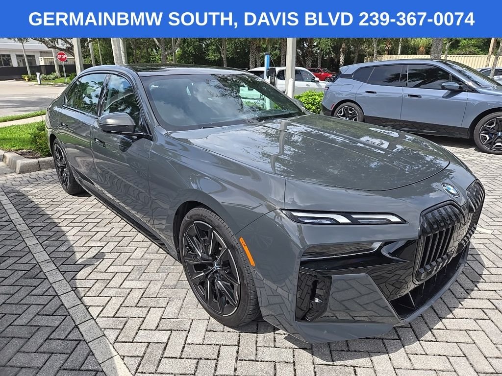 Certified Used 2023 Gray Metallic BMW 740i image 7