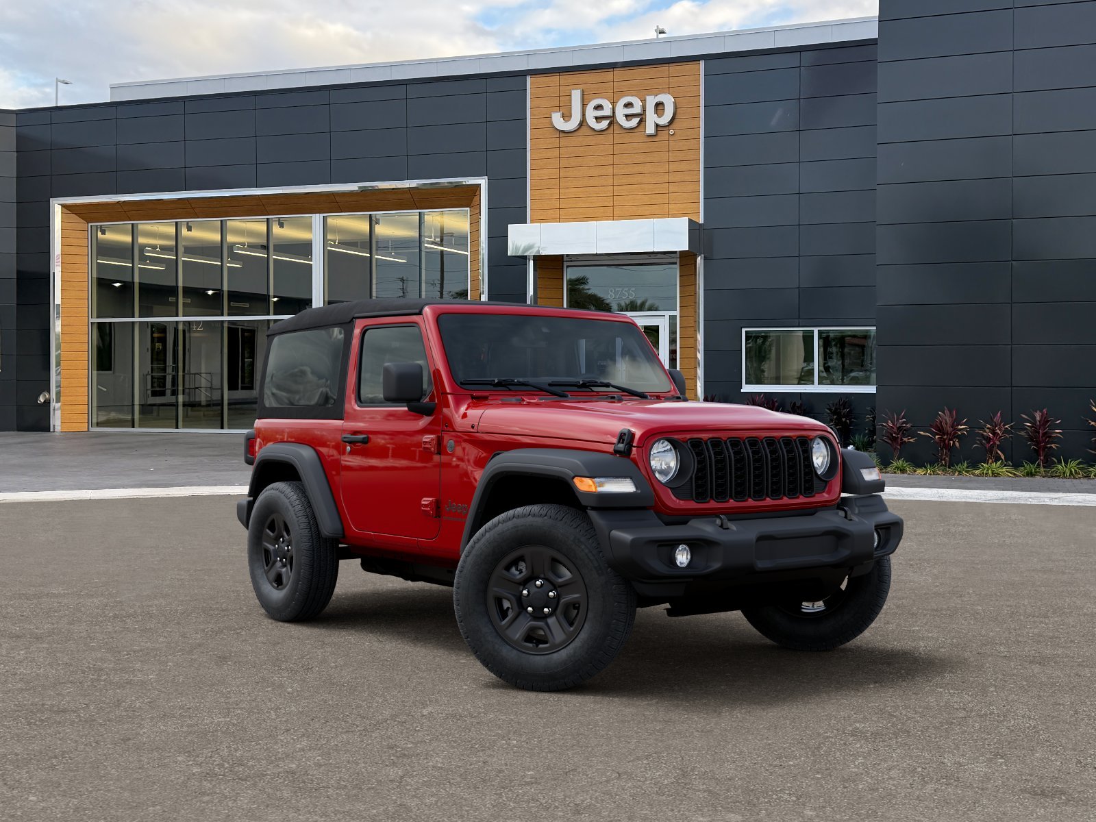 New 2026 Firecracker Red Clear-Coat Exterior Paint Jeep Sport image 31