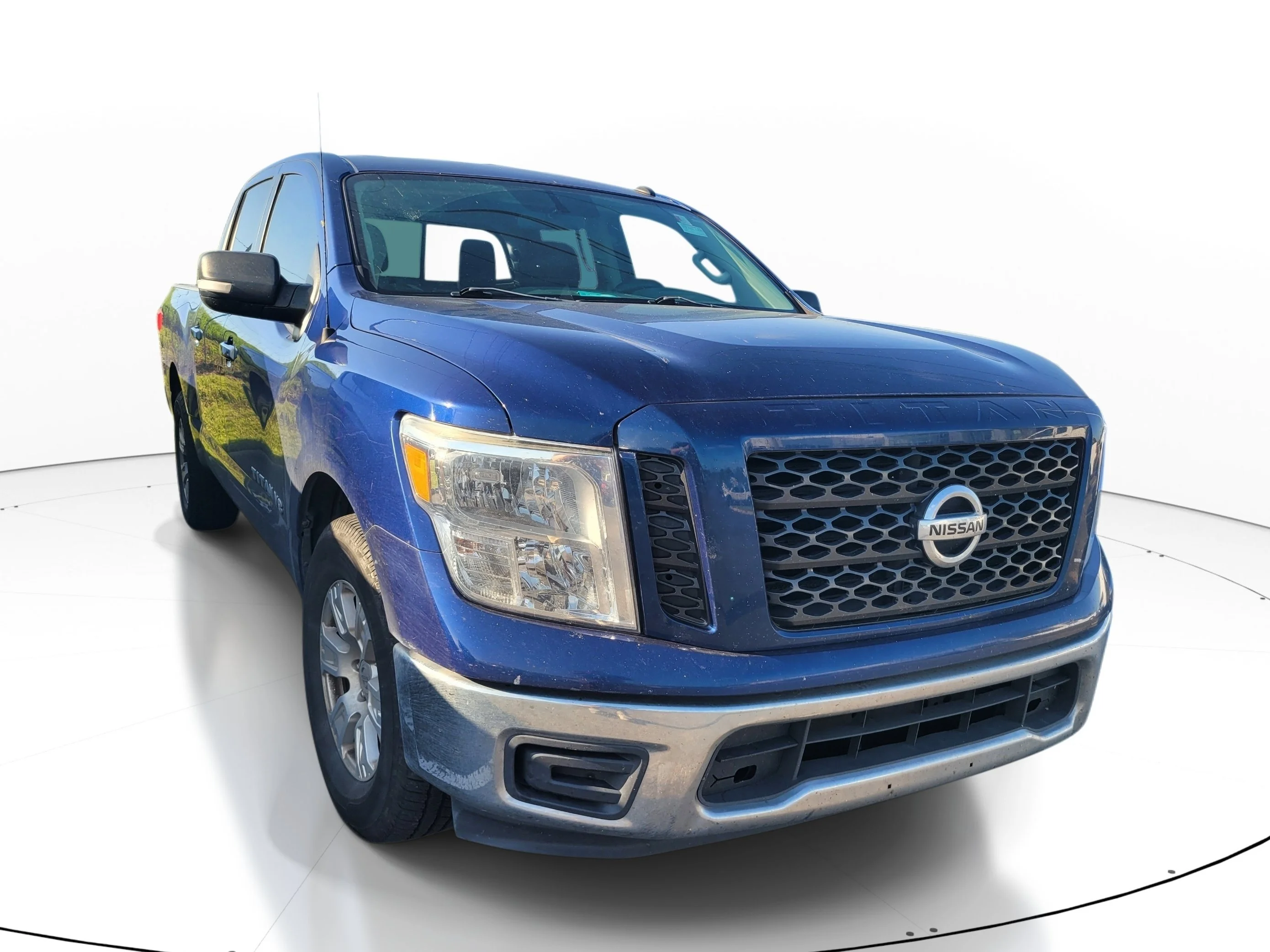Used 2019 Deep Blue Pearl Metallic Nissan SV image 1