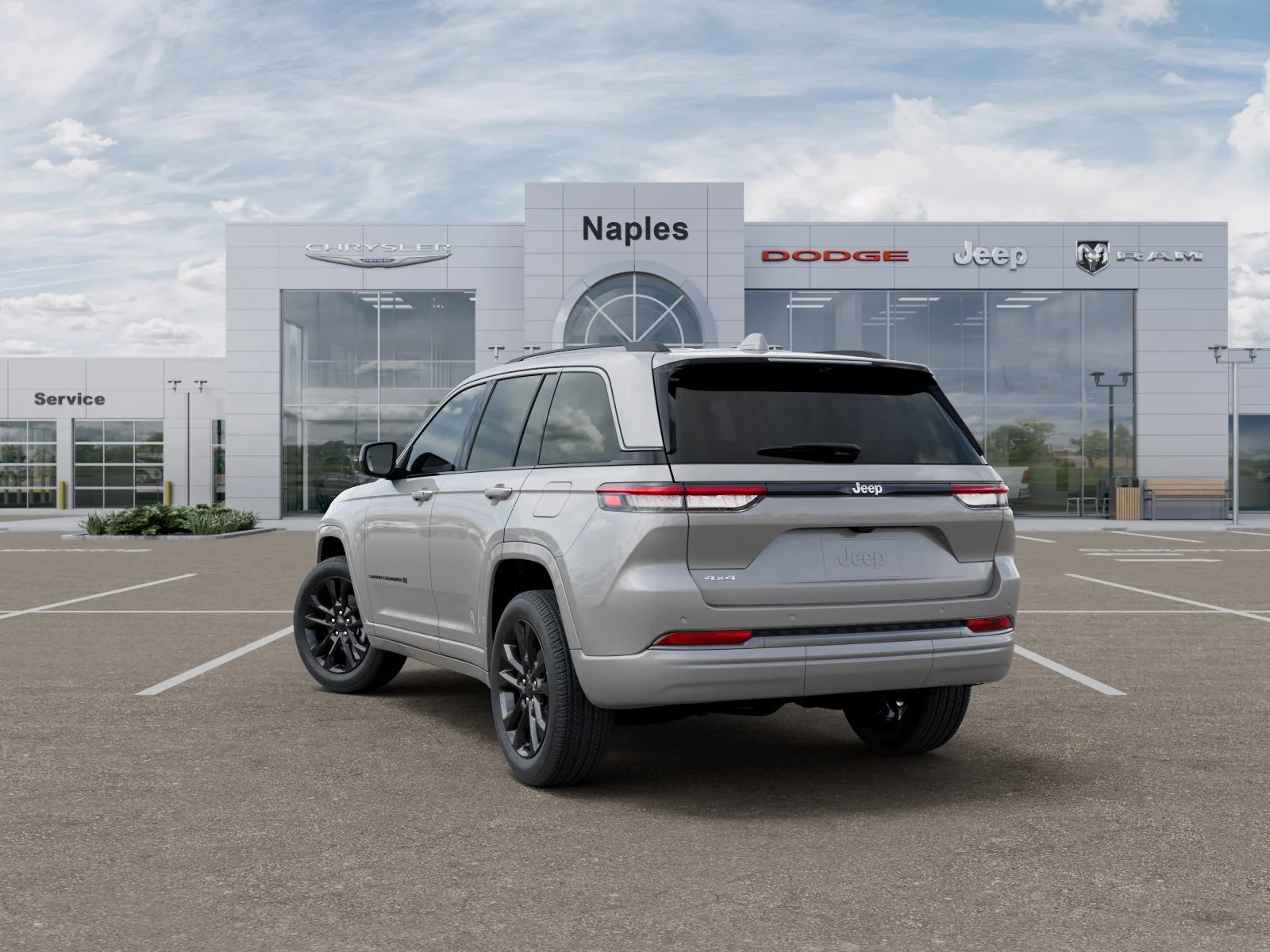 New 2026 Silver Zynith Exterior Paint Jeep Limited Reserve image 3
