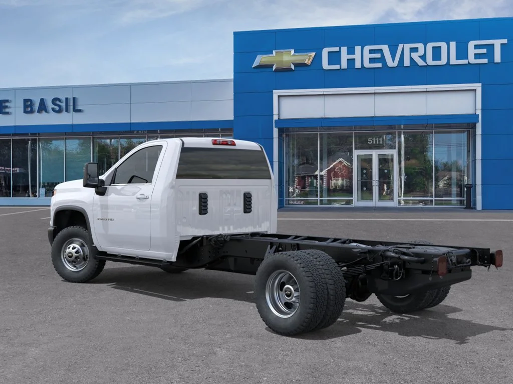 New 2026 Summit White Chevrolet Work Truck image 3
