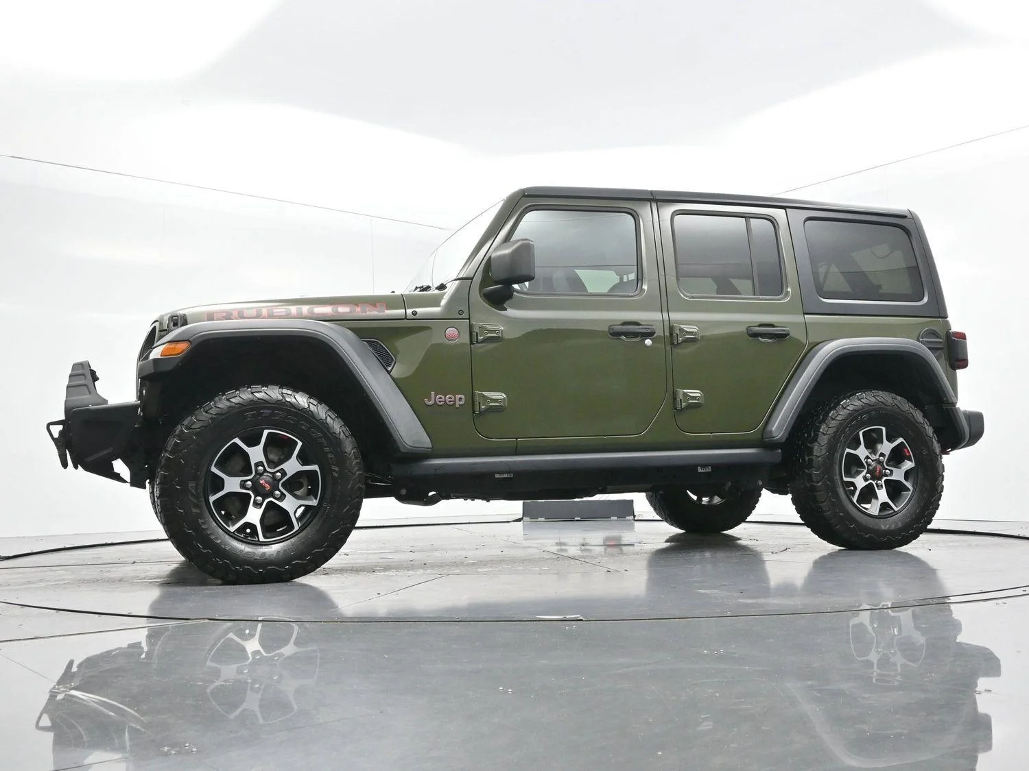 Used 2021 Sarge Green Clearcoat Jeep Unlimited Rubicon image 47