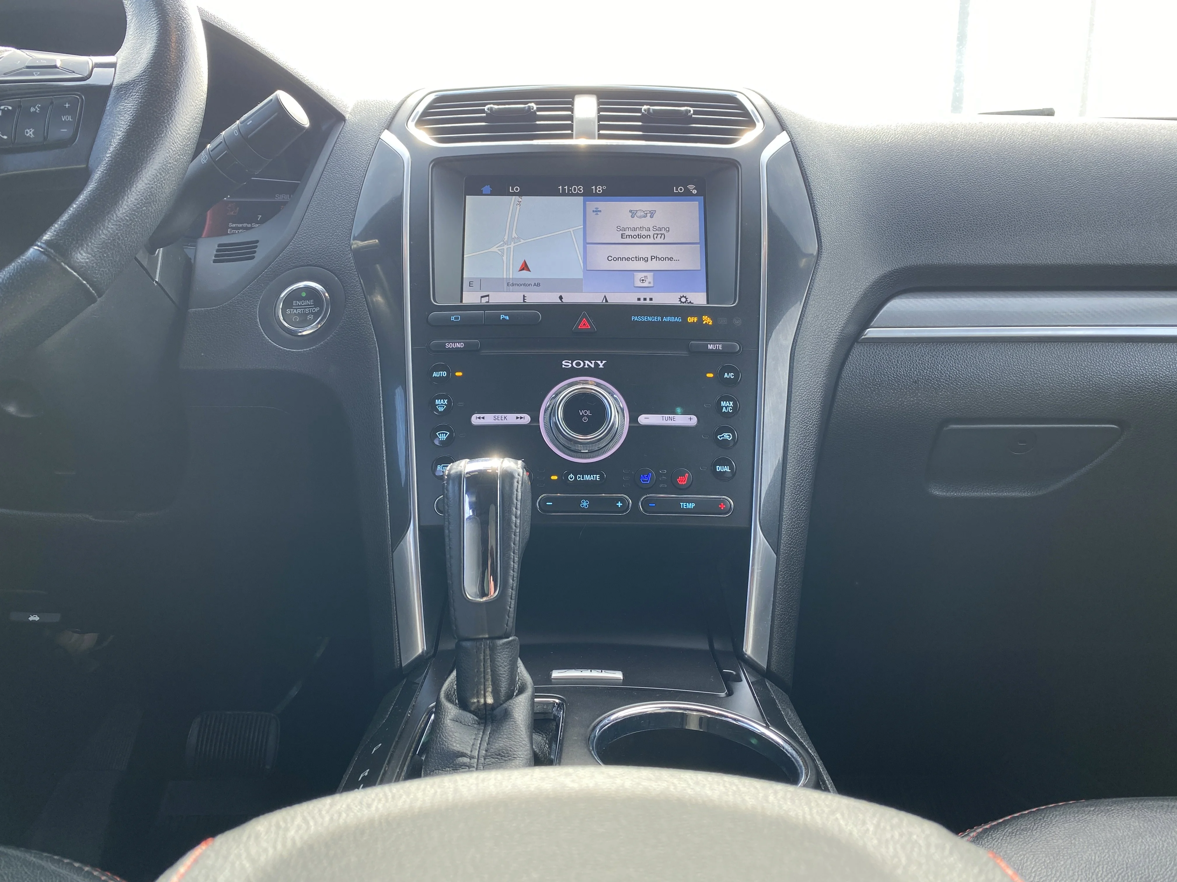 Used 2019 Black Ford Sport 4WD * SUNROOF * NAVIGATION * AMBIENT LIGHTING * image 14