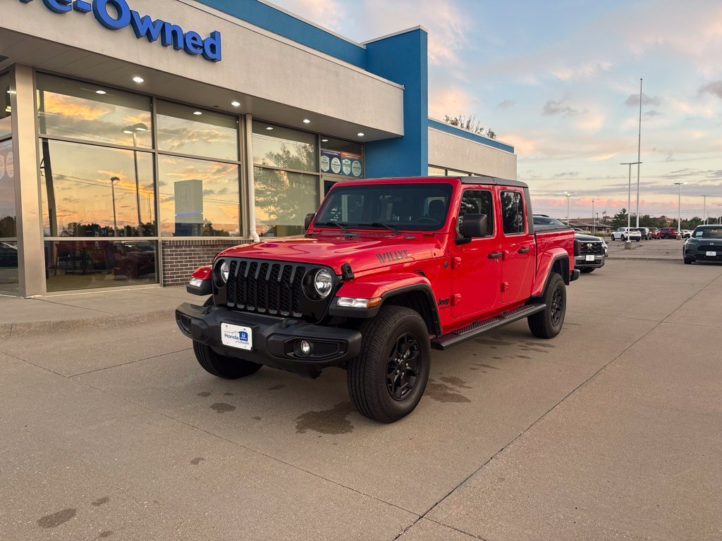 Used 2022 Firecracker Red Clearcoat Jeep Willys image 1