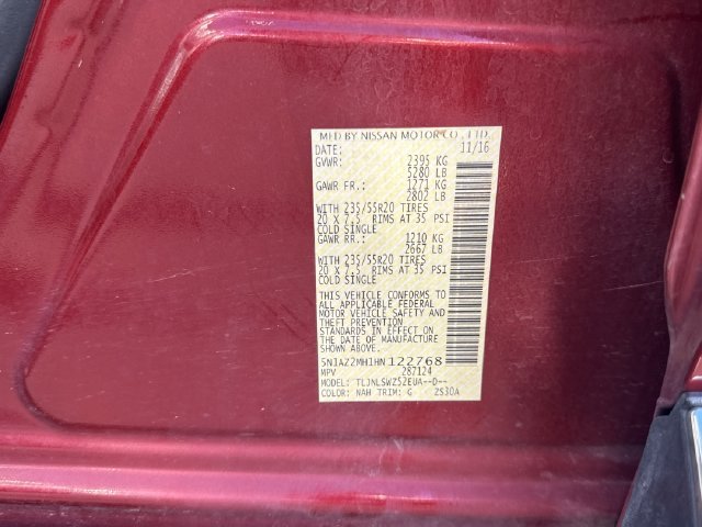 Used 2017 Red Nissan Platinum image 32