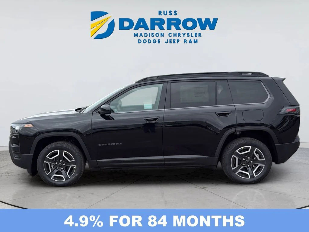 New 2026 Diamond Black Crystal Pearl-Coat Exterior Paint Jeep Limited image 2