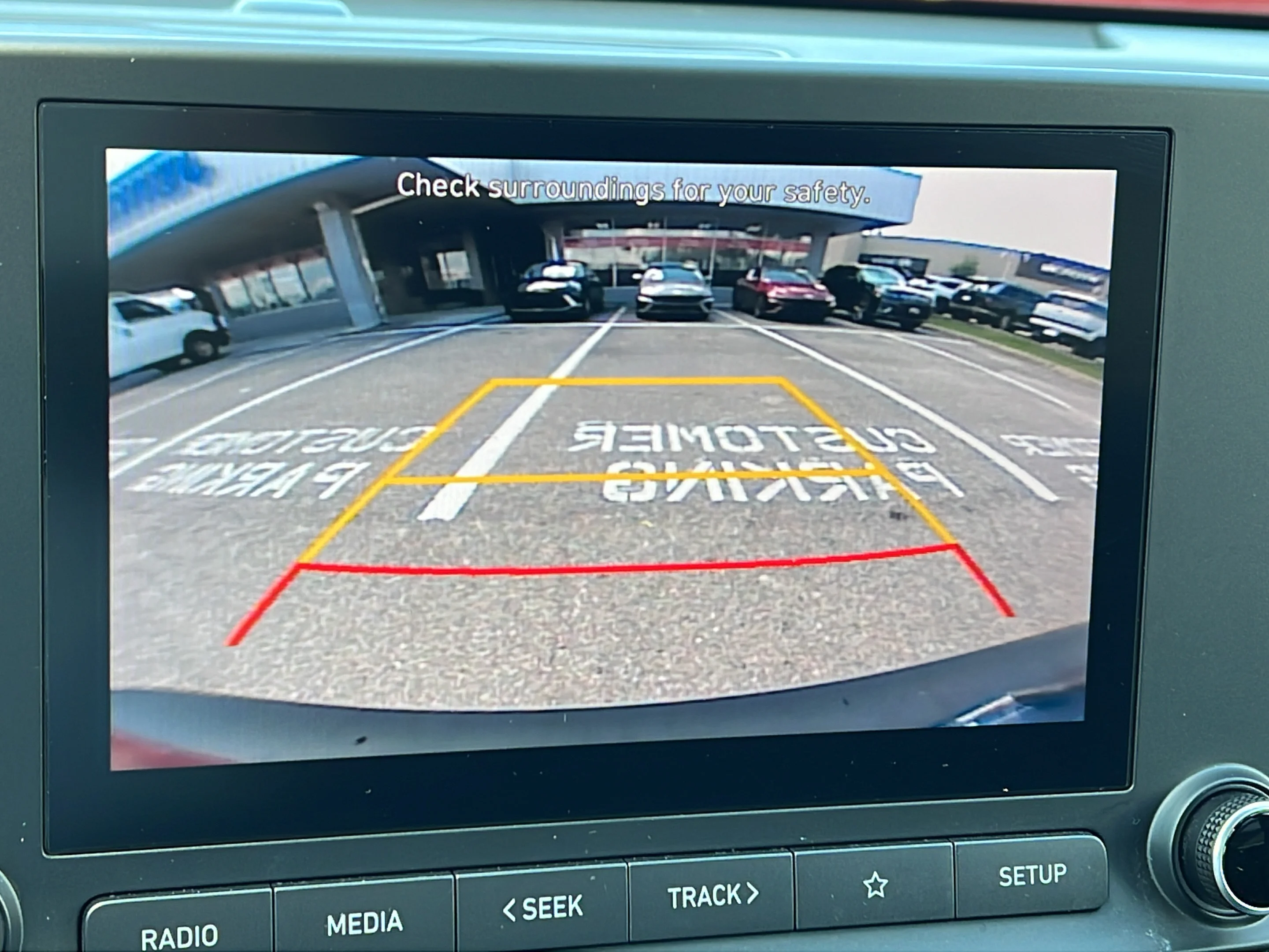 Used 2023 Pulse Red w/Black Roof Hyundai SEL image 19