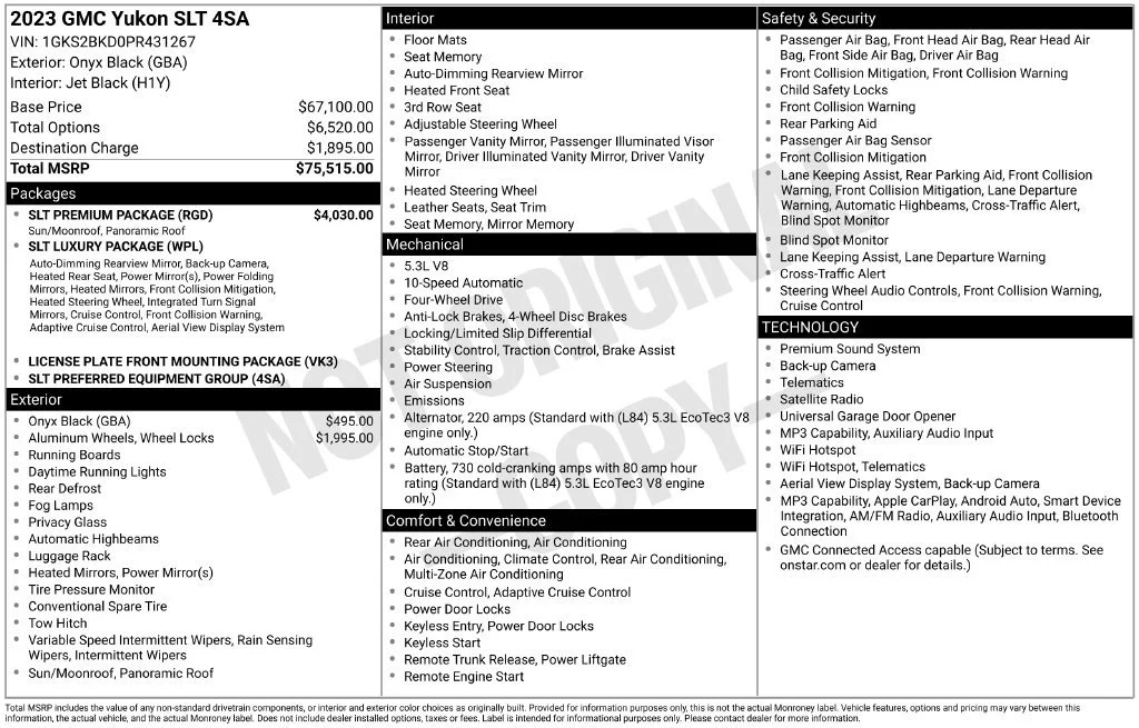 2023 GMC Yukon