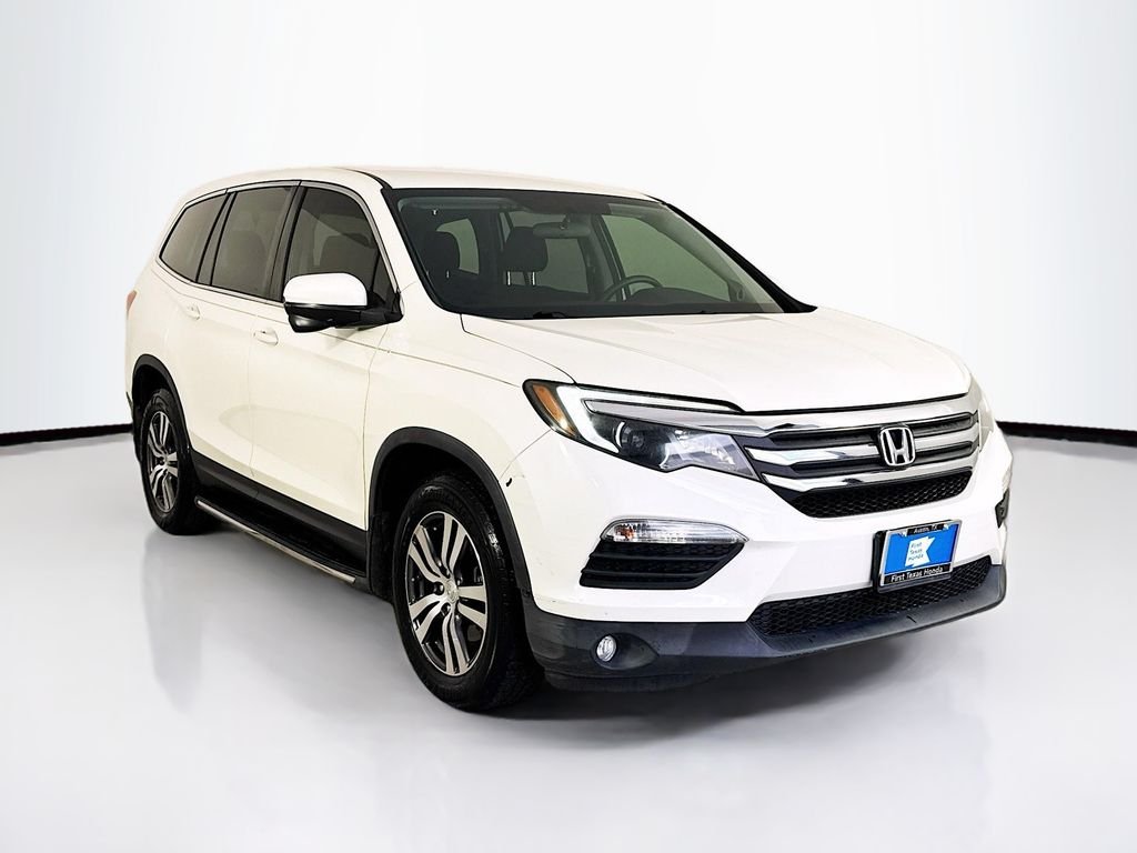 Certified Used 2017 White Diamond Pearl Honda EX image 1