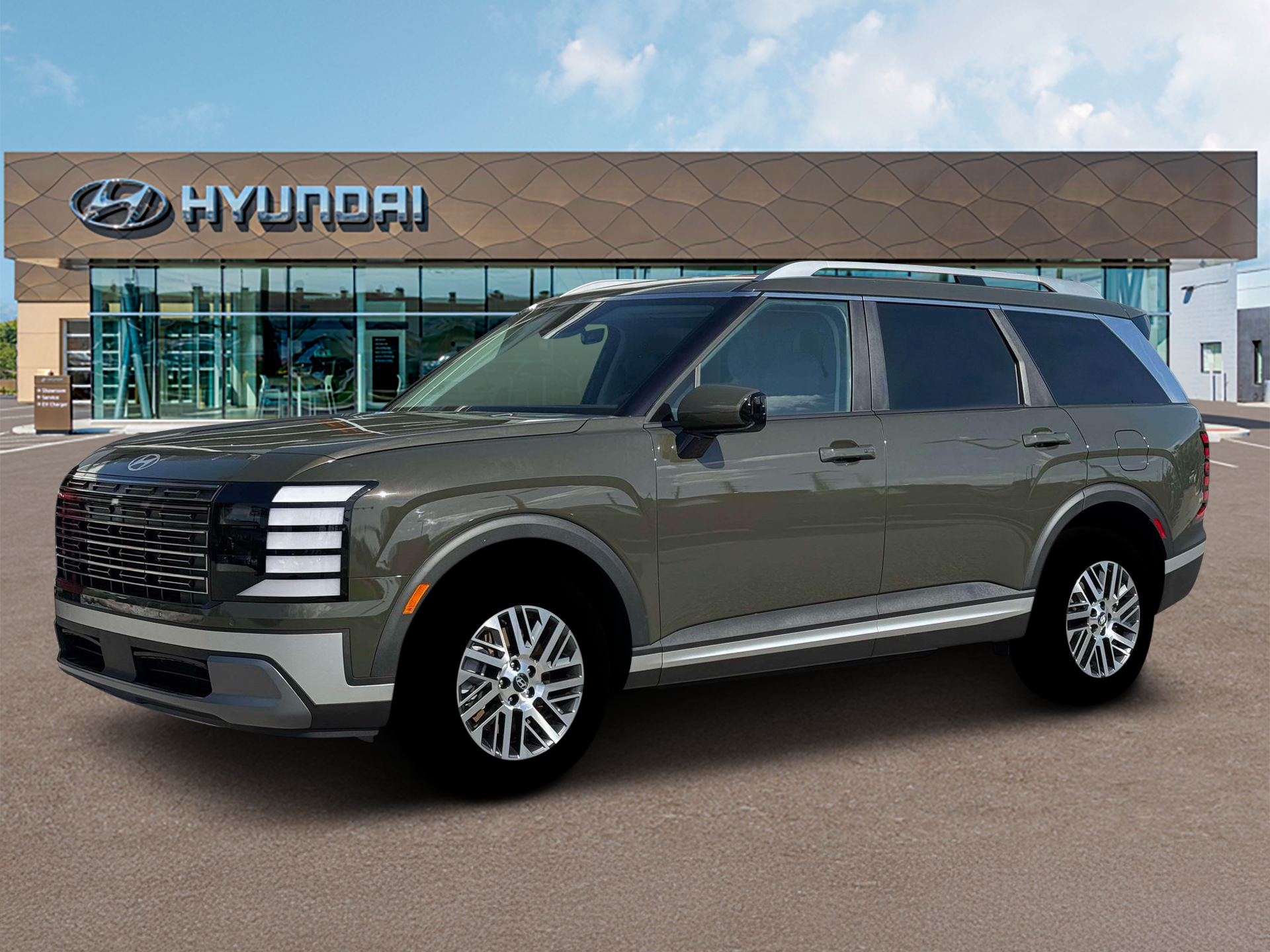 New 2026 Titan Green Hyundai SEL AWD image 8