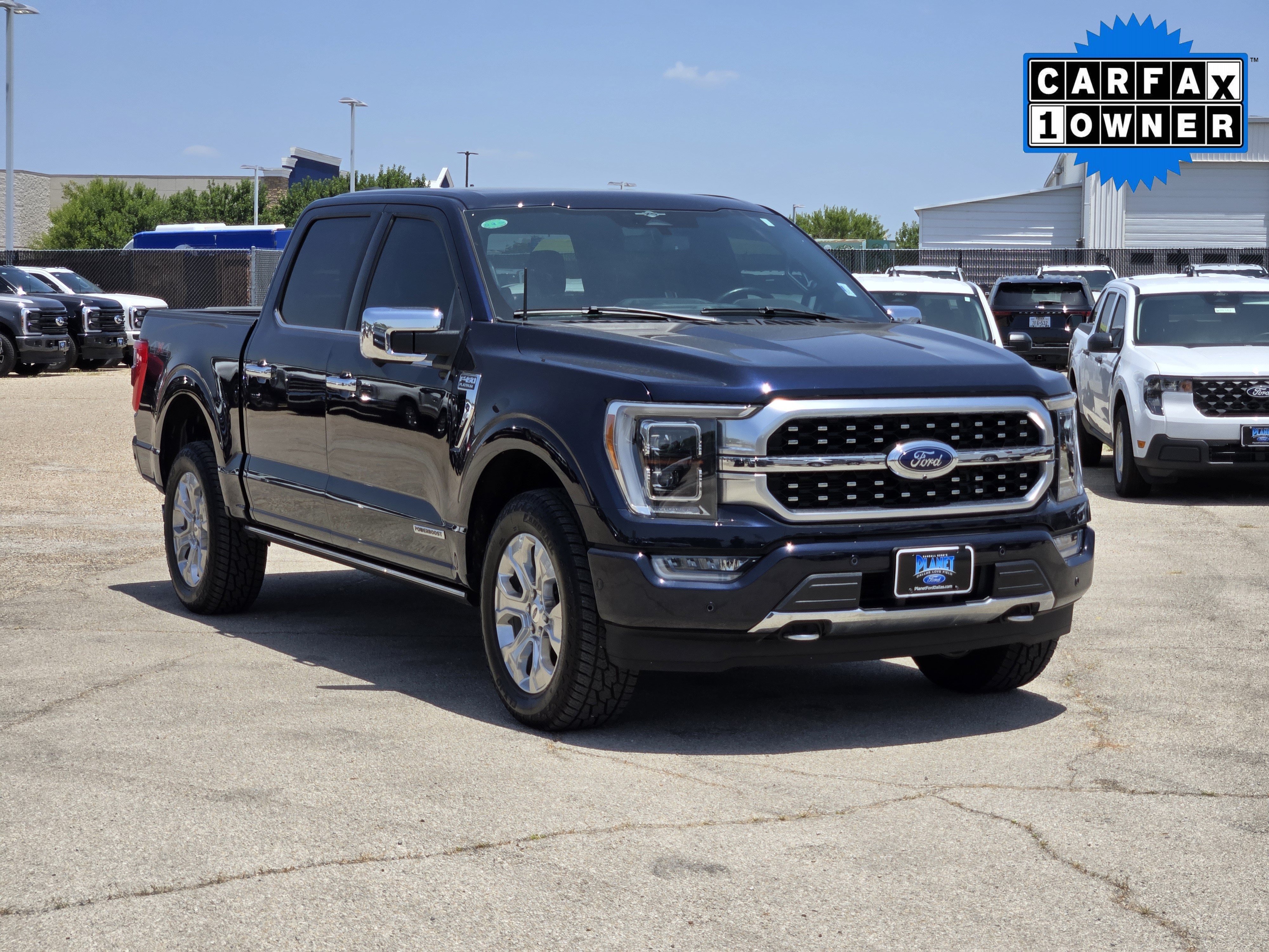 Certified Used 2023 Blue Metallic Ford Platinum image 3