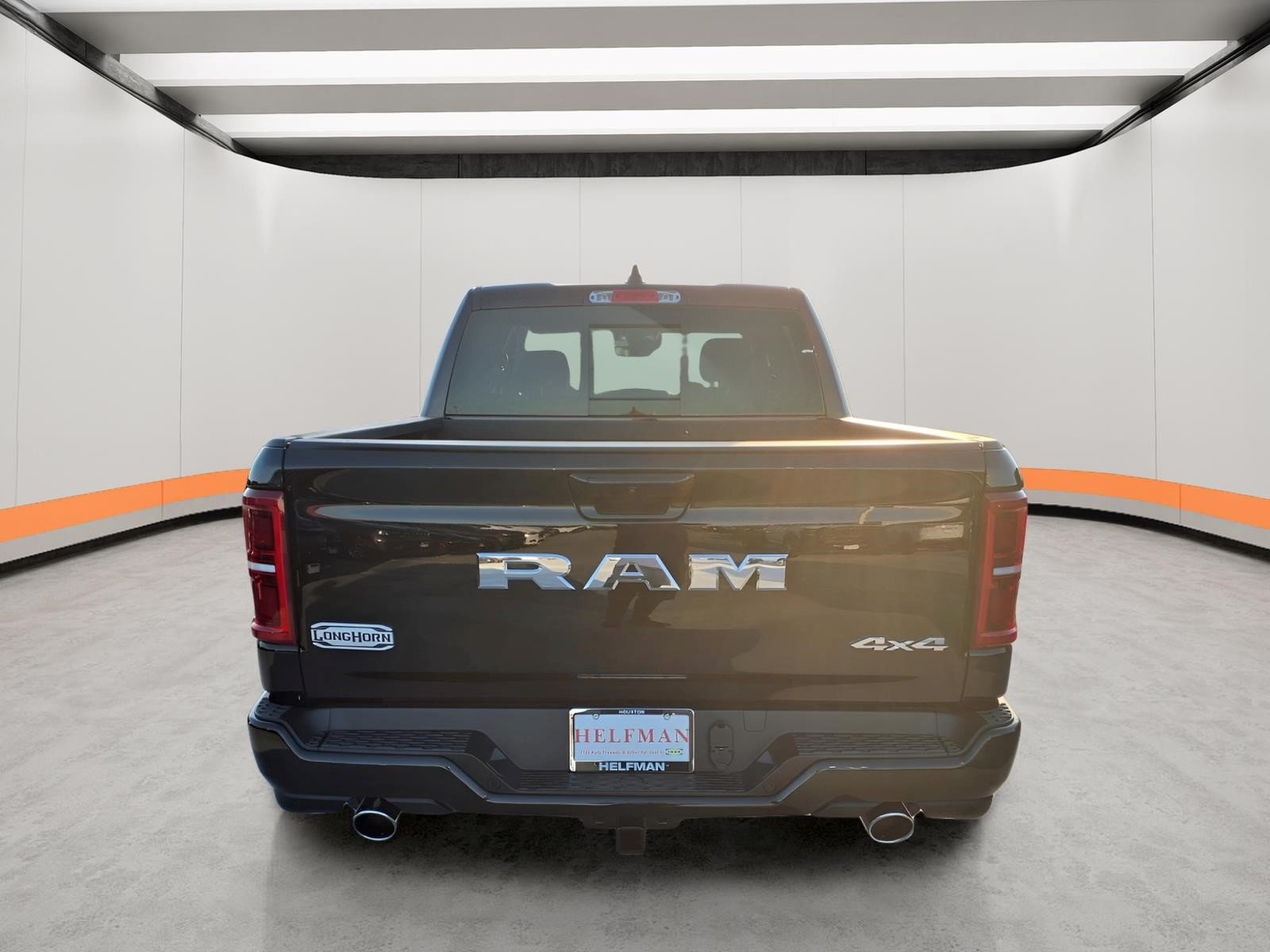 New 2026 Diamond Black Crystal Pearl-Coat Exterior Paint RAM Longhorn image 5