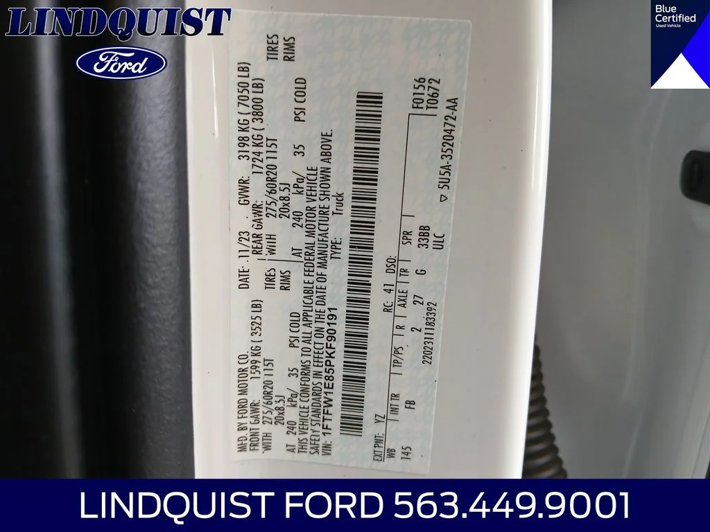 Certified Used 2023 Oxford White Ford XLT image 24