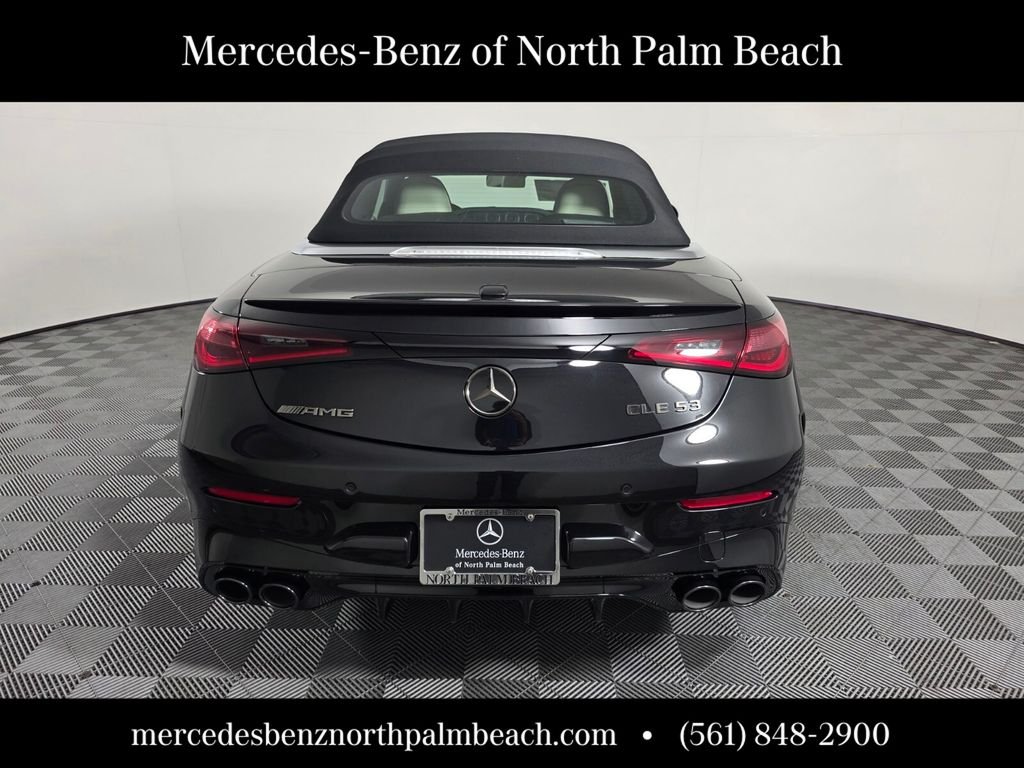 New 2027 Obsidian Black Metallic Mercedes-Benz AMG® CLE 53 4MATIC+ Cabriolet image 6