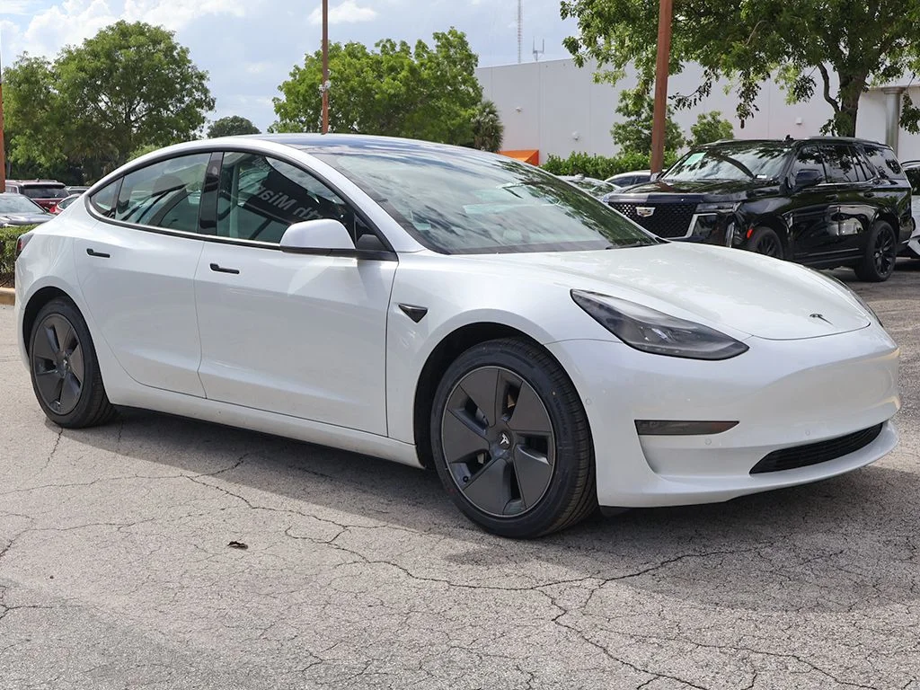 Used 2021 Tesla Model 3 Base with VIN 5YJ3E1EA7MF094388 for sale in Miami, FL