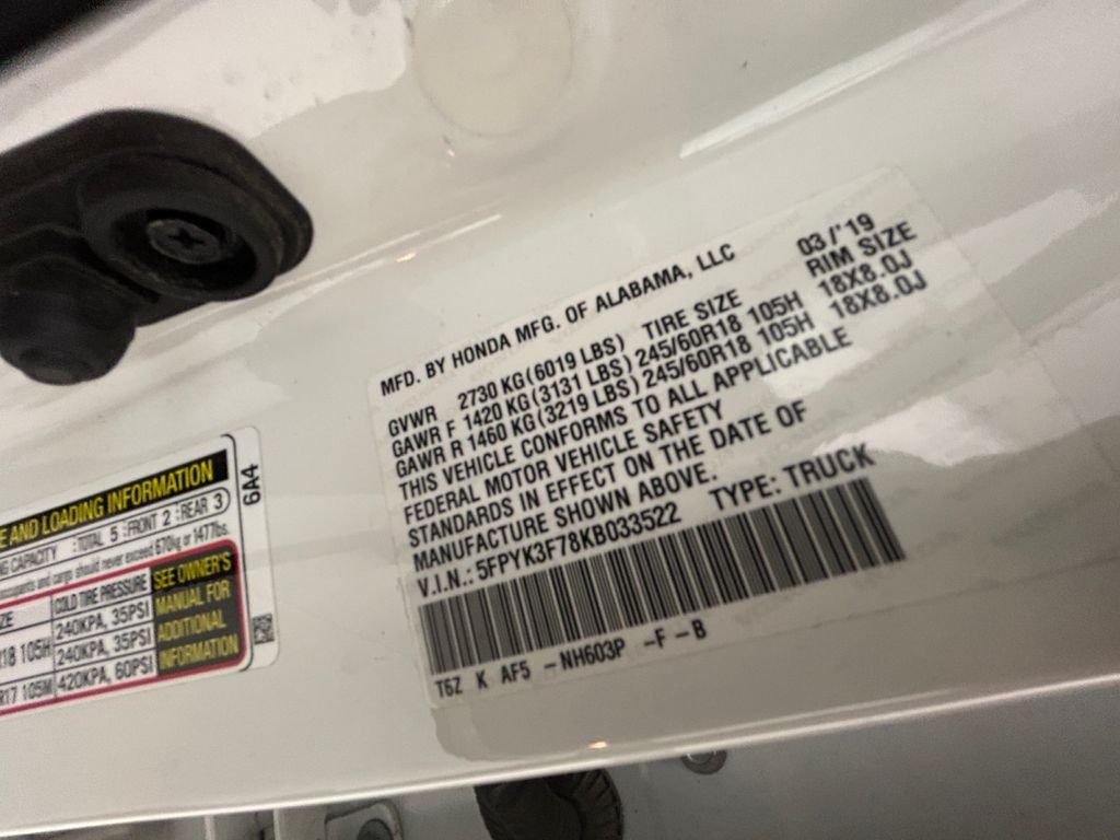 Used 2019 White Honda RTL-E image 20