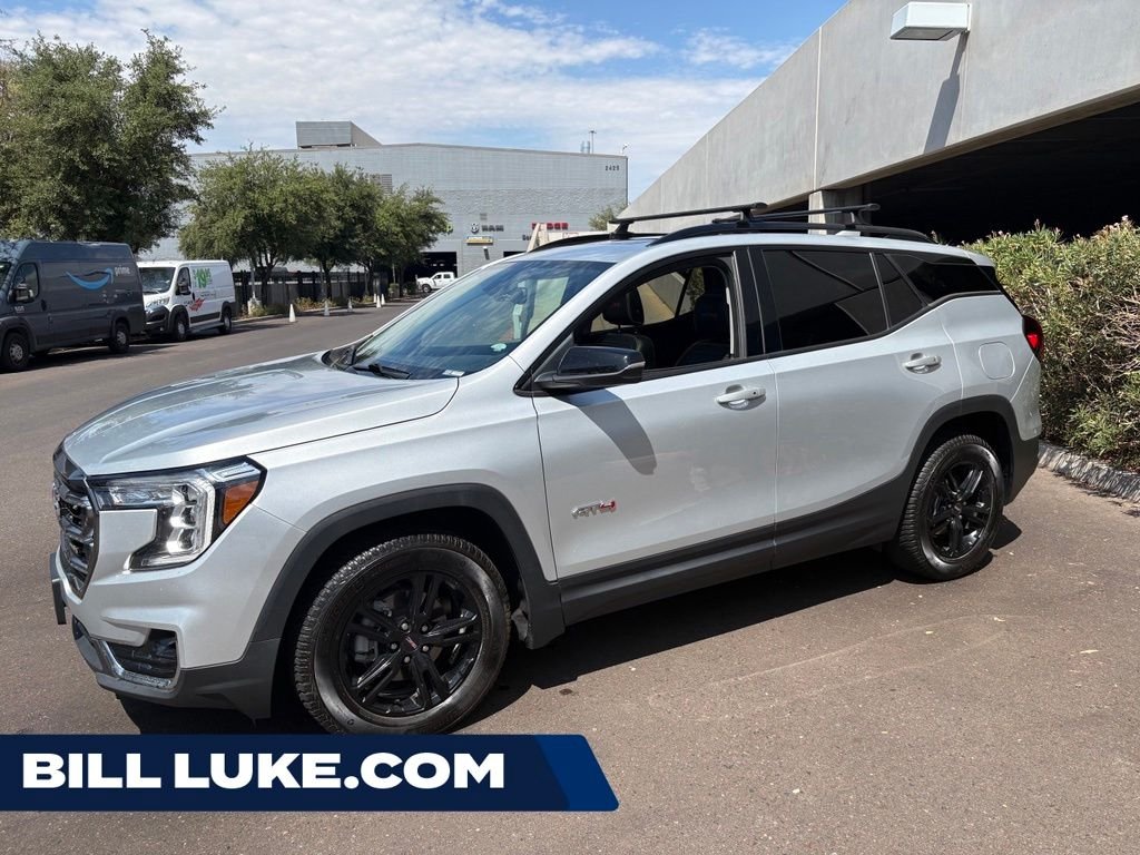 Used 2022 Silver GMC AT4 image 1