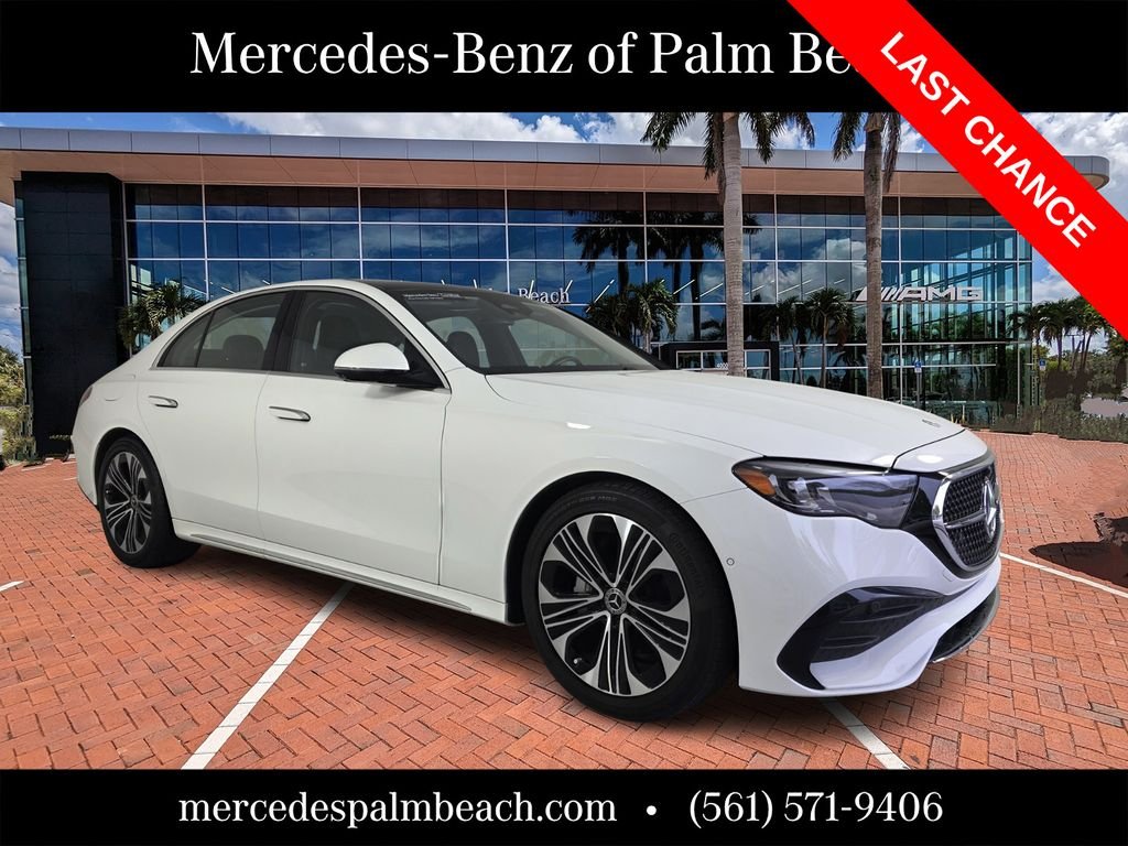 Certified Used 2025 White Mercedes-Benz E 350 image 1