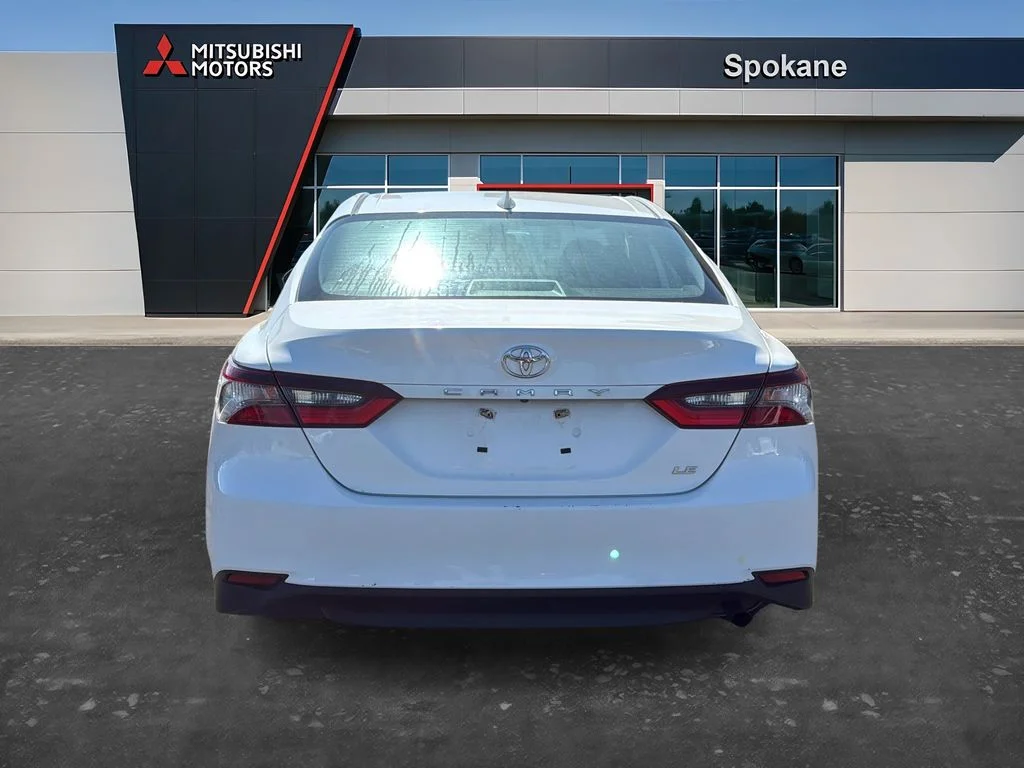 Used 2021 Super White Toyota LE image 6